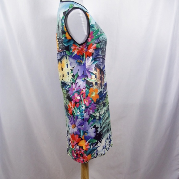 Just Love Unique Scenic Print Dress Sleeveless - Picture 5 of 8